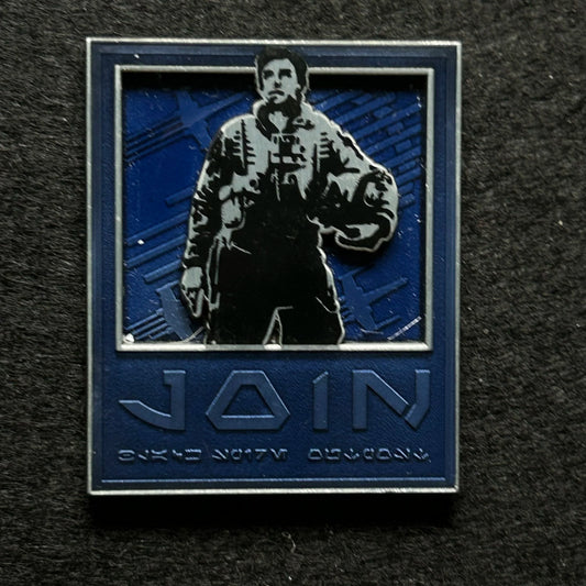 2019 - Po Damaran - JOIN - Poster - Star Wars Galaxy’s Edge - Disney Pin