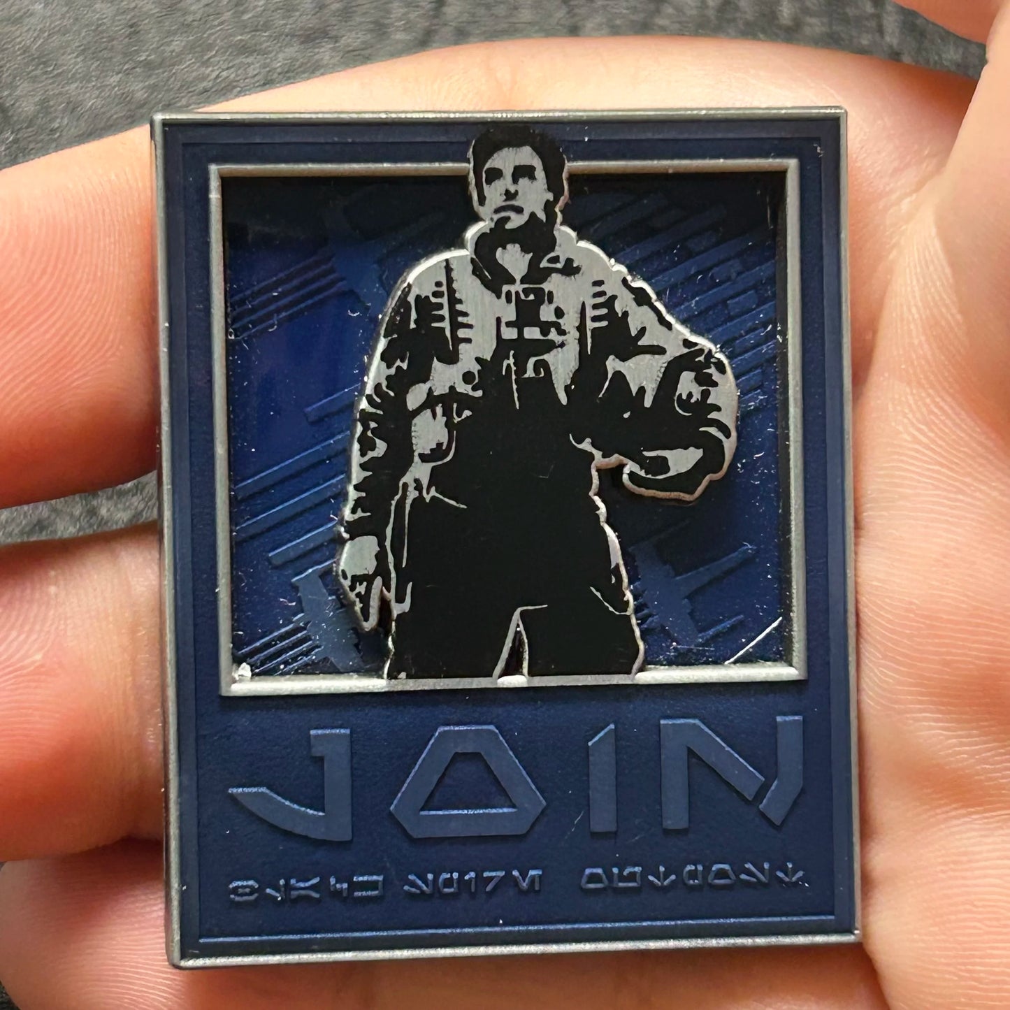 2019 - Po Damaran - JOIN - Poster - Star Wars Galaxy’s Edge - Disney Pin
