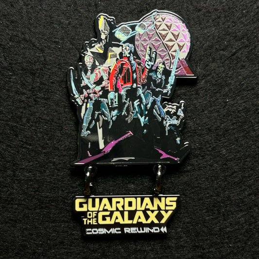 2025 - Guardians of the Galaxy Cosmic Rewind - Dangle - EPCOT - Disney Pin