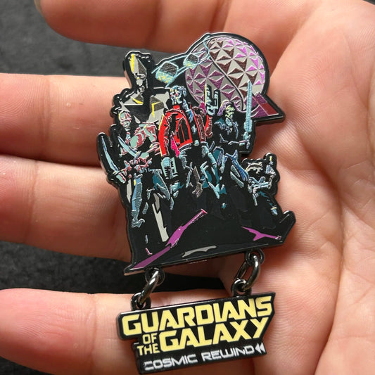 2025 - Guardians of the Galaxy Cosmic Rewind - Dangle - EPCOT - Disney Pin