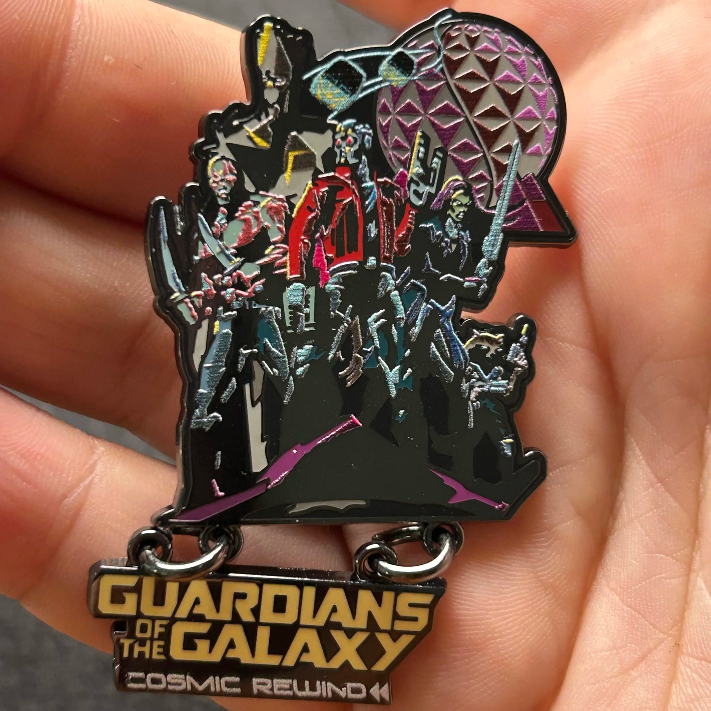 2025 - Guardians of the Galaxy Cosmic Rewind - Dangle - EPCOT - Disney Pin