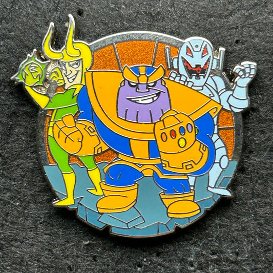 2024 - Thanos, Loki and Ultron - Marvel - Avengers - Cluster - Disney Pin