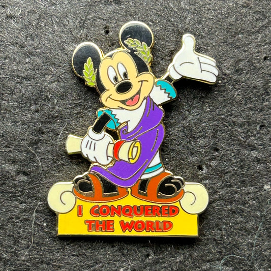 2002 - Mickey Mouse - I conquered the World - Magic Kingdom - WDW- Disney Pin