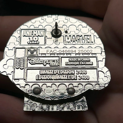 2025 - LE 2,400 - Antman 10 Year Anniversary - Marvel - Disney Pin
