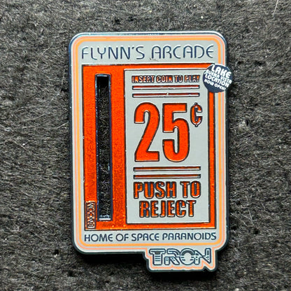 2023 - TRON - Flynn’s Arcade - 25c - Enter Coin to Play - Disney Pin