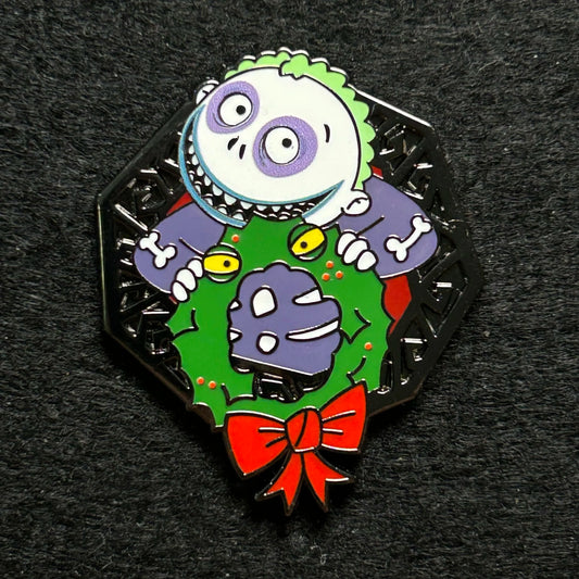 2025 - Barrel Holding Wreath - Nightmare Before Christmas - Booster set - Disney Pin