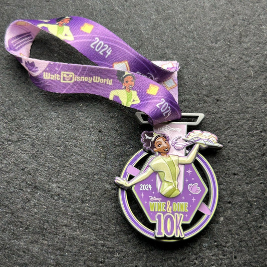 2024 - Tiana - 10K - Wine and Dine - runDisney - LE 4,200 - Disney Pin