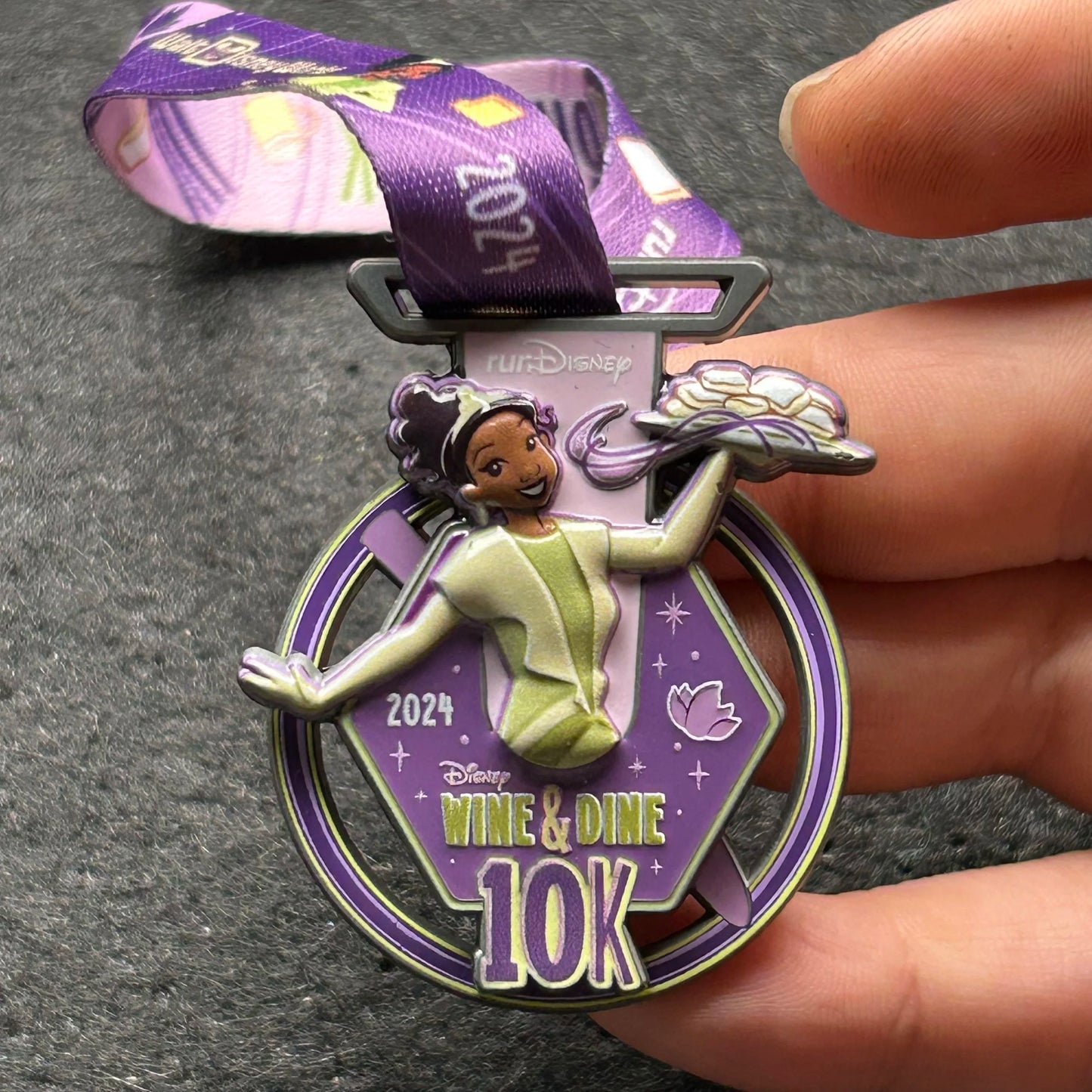 2024 - Tiana - 10K - Wine and Dine - runDisney - LE 4,200 - Disney Pin
