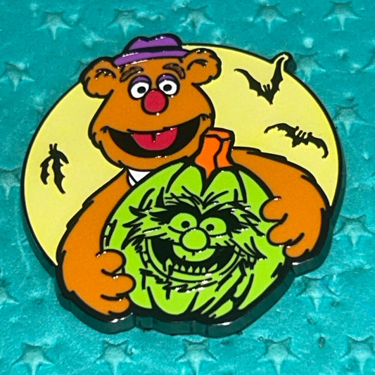 2024 - Fozzie & Animal - Muppets - Halloween Jack-O-Lantern - Disney Pin