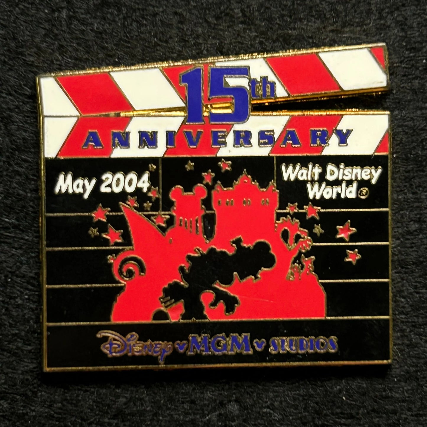 2004 - MGM Studios 15th Anniversary Slate - Disney Pin