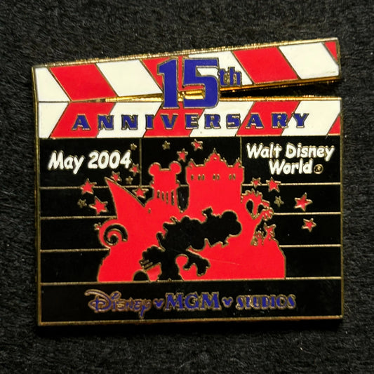 2004 - MGM Studios 15th Anniversary Slate - Disney Pin