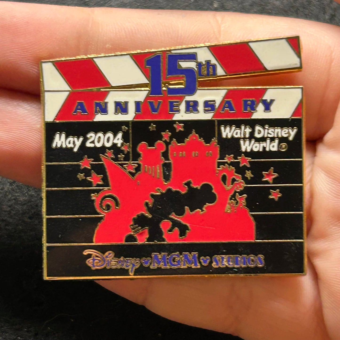 2004 - MGM Studios 15th Anniversary Slate - Disney Pin