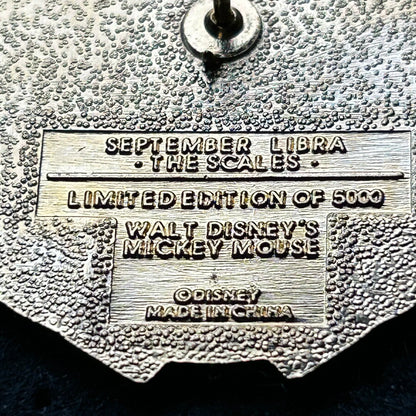 September - Mickey Mouse - Libra - The Scales - LE 5,000 - Disney Pin