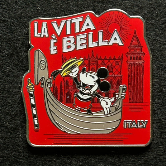2024 - Mickey Mouse - La Vita E Bella - EPCOT World Showcase - Italy - Disney Pin
