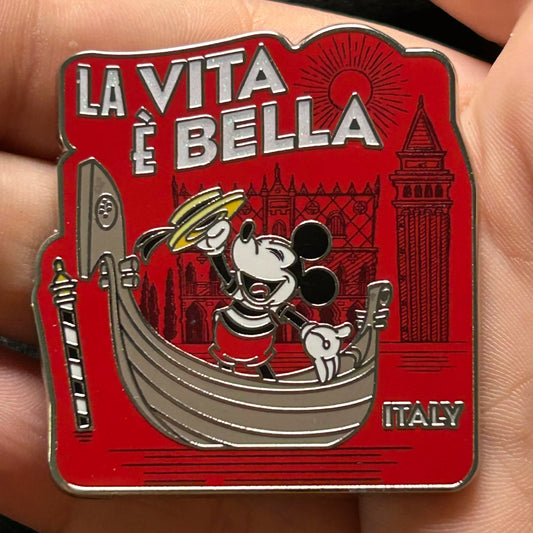 2024 - Mickey Mouse - La Vita E Bella - EPCOT World Showcase - Italy - Disney Pin