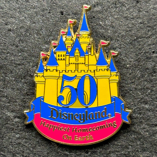 2004 - DLR - Castle - 50th- Disney Pin