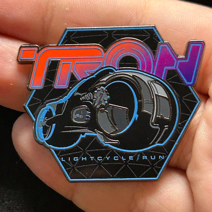 2025 -  Tron Lightcycle - Hexagonal Background - Tron Lightcycle/Run