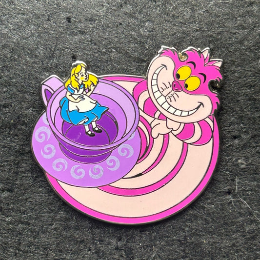 2016 - Alice and Cheshire Cat - Teacups - Disney Pin