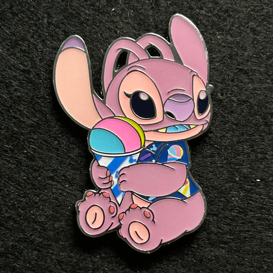 2024 - Angel With Snowcone - Lilo And Stitch - Stitch Attacks Snacks -  LR - Disney Pin