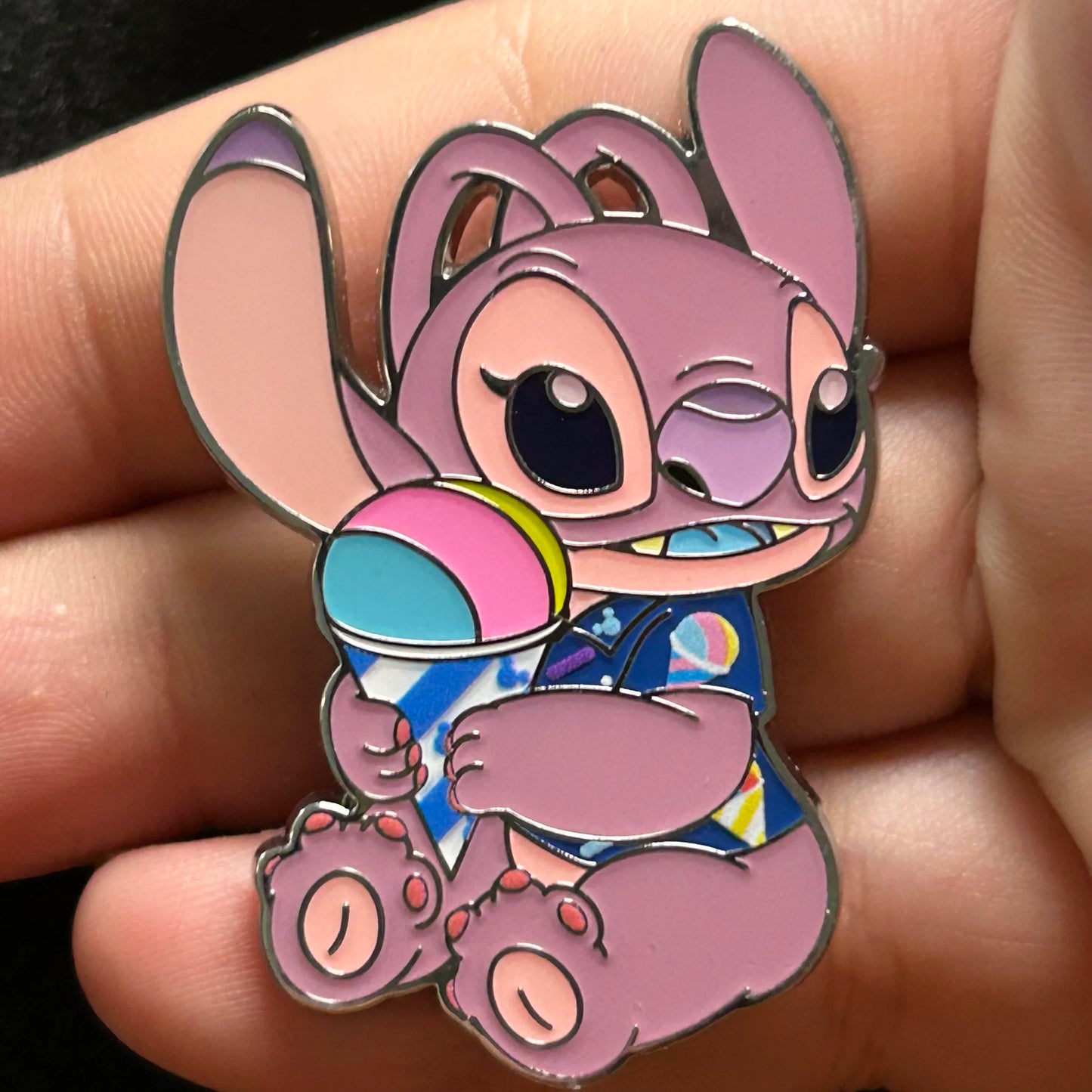 2024 - Angel With Snowcone - Lilo And Stitch - Stitch Attacks Snacks -  LR - Disney Pin
