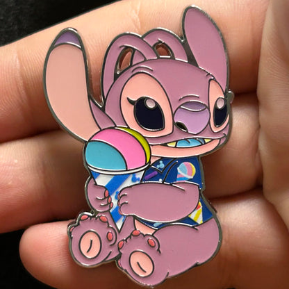 2024 - Angel With Snowcone - Lilo And Stitch - Stitch Attacks Snacks -  LR - Disney Pin