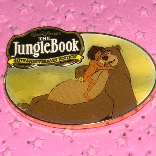 2007 - Baloo and Mowgli - Jungle Book - DVD Disney Pin