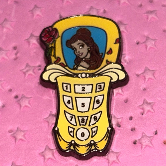 Loungefly - Belle - Princess Cellphone - Disney Pin