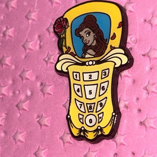 Loungefly - Belle - Princess Cellphone - Disney Pin