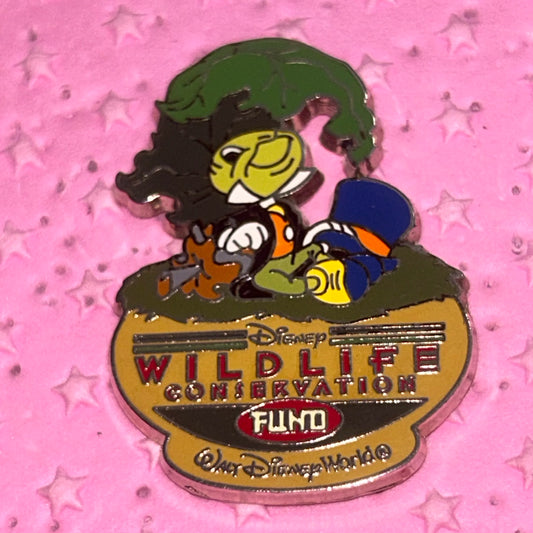 2005 - Jiminy Cricket - Wildlife Conservation Fund - Disney Pin