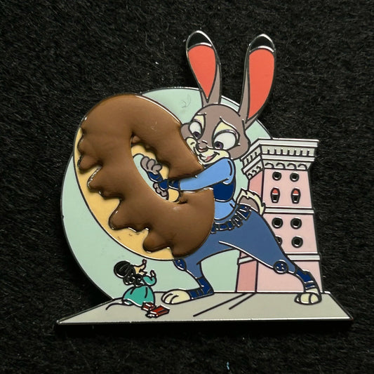 2025 - Judy Hopps With Donut - Zootopia - Disney Pin