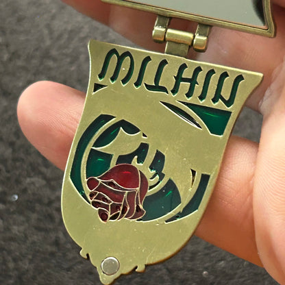 2016 - Stained Glass Mirror -  Hinge - Beauty And The Beast - Disney Pin