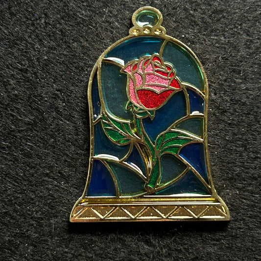 2016 - Beauty and the Beast Stained Glass Rose - Disney Pin