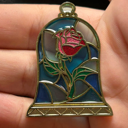 2016 - Beauty and the Beast Stained Glass Rose - Disney Pin