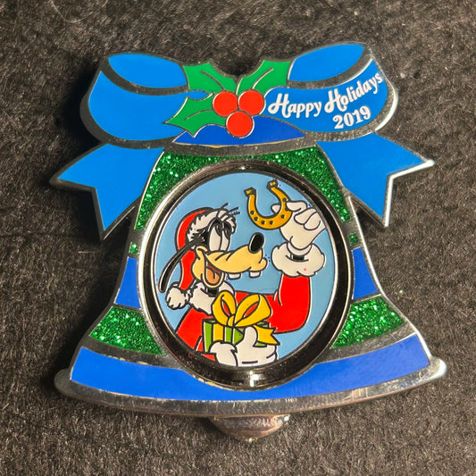 2019 - Goofy - Saratoga Springs - Holiday Bell - Ornament Series - LE 1,500 - Disney Pin