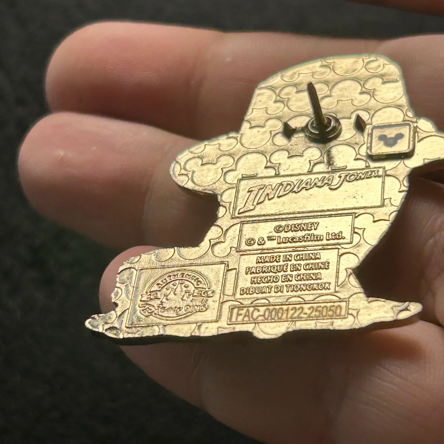 2024 - Indiana Jones Holding Whip - Indiana Jones - Disney Pin