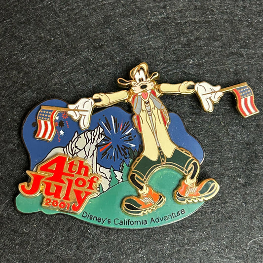 2001 - Goofy - 4th of July - California Adventure - LE 2,400 - Disney Pin