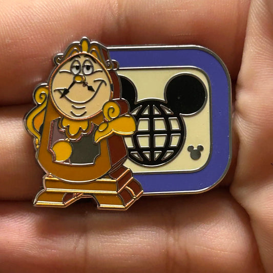 2025 - Cogsworth - Beauty And The Beast - WDW D’s - Hidden Mickey - Disney Pin