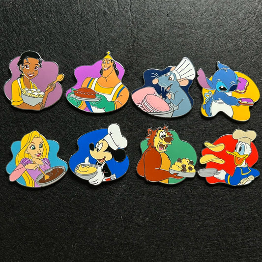 FULL SET - 2025 - 8 Pins - Magical Chef Mystery Series - Disney Pin