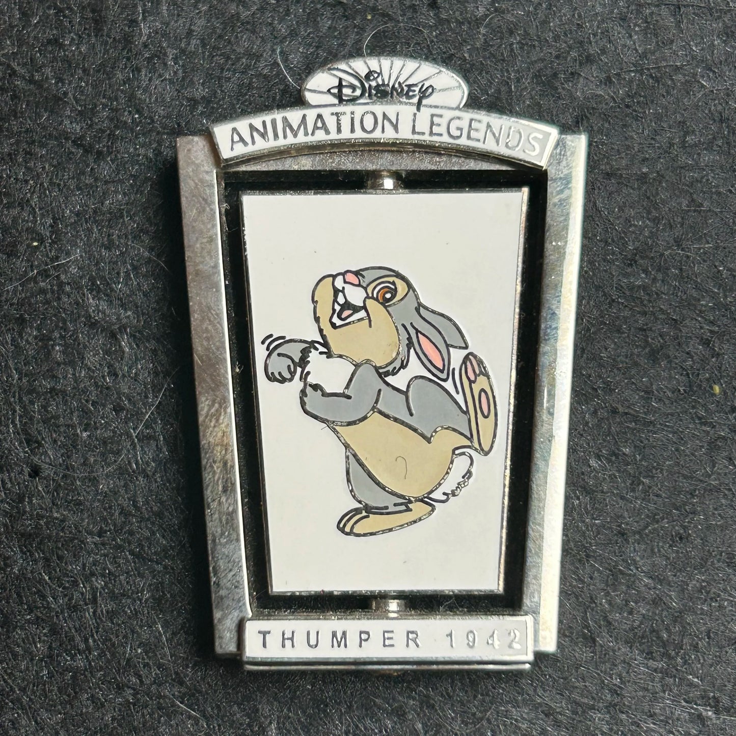 2002 - Thumper 1942 - Bambi -  LE 5,000 - Animation Legends - Spinner - Disney Pin