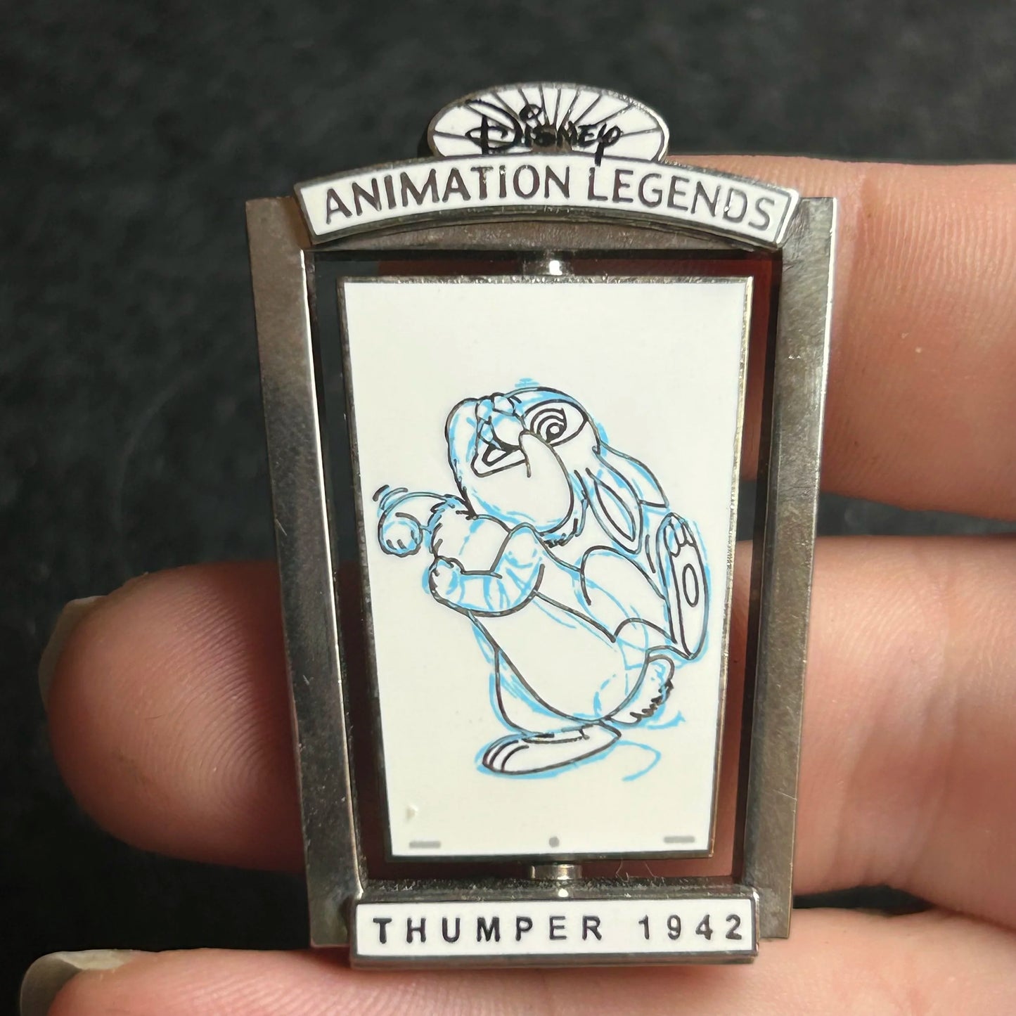2002 - Thumper 1942 - Bambi -  LE 5,000 - Animation Legends - Spinner - Disney Pin