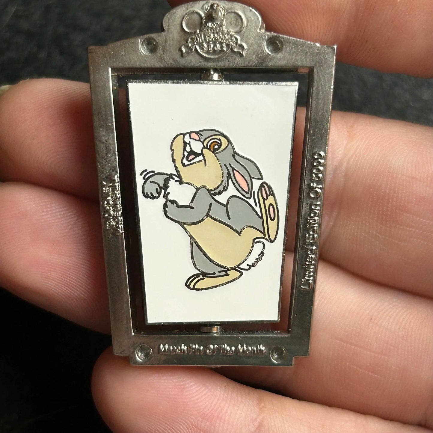 2002 - Thumper 1942 - Bambi -  LE 5,000 - Animation Legends - Spinner - Disney Pin