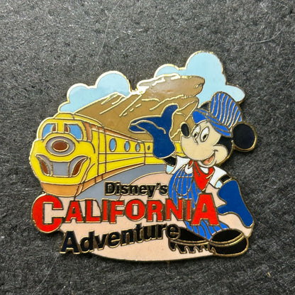 2001 - Mickey Mouse - Engineer - DLR - California Adventure - Train - Disney Pin