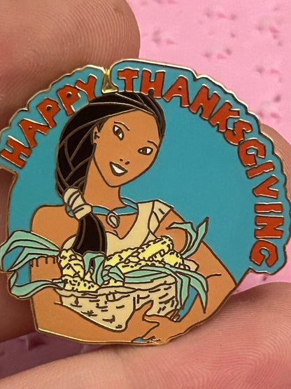 2006 - Pocahontas - Happy Thanksgiving - Disney Pin