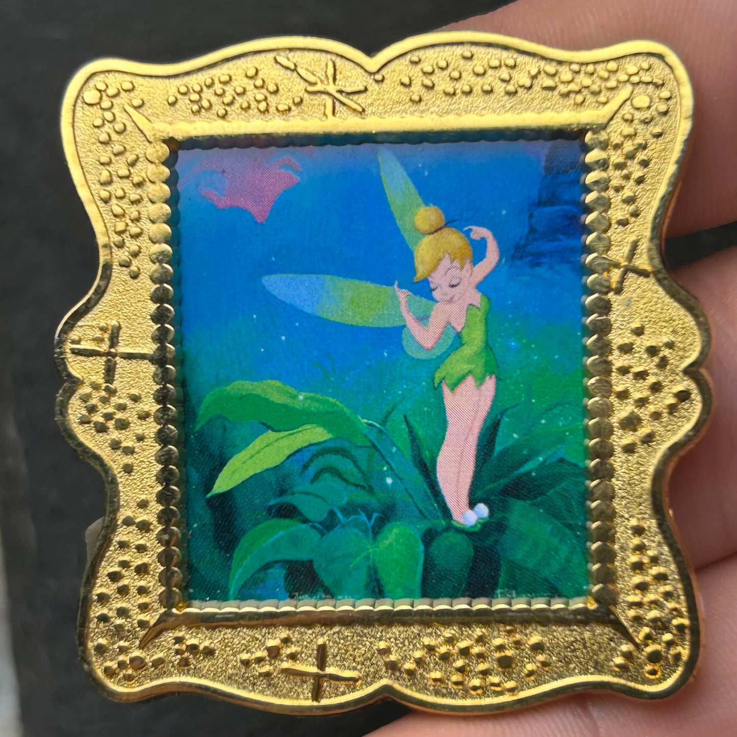 2003 - Tinker Bell - Picture Frame - LE 2,500 - Disney Pin on Pin