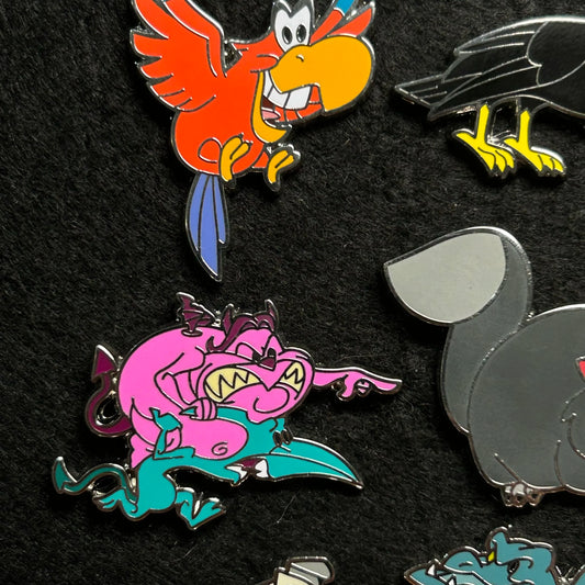 FULL SET - 2023 - 6 Pins - Disney Villain Sidekick Booster Set - Disney Pin