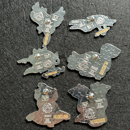 FULL SET - 2023 - 6 Pins - Disney Villain Sidekick Booster Set - Disney Pin