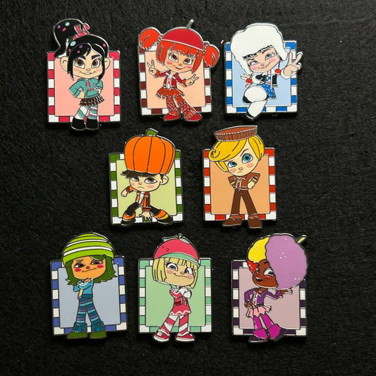 FULL SET - 2024 - 8 Pins - Sugar Rush - Wreck it Ralph - Disney Pin