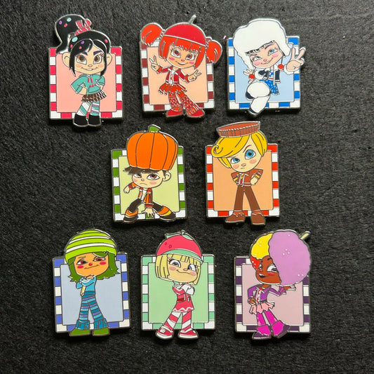 FULL SET - 2024 - 8 Pins - Sugar Rush - Wreck it Ralph - Disney Pin