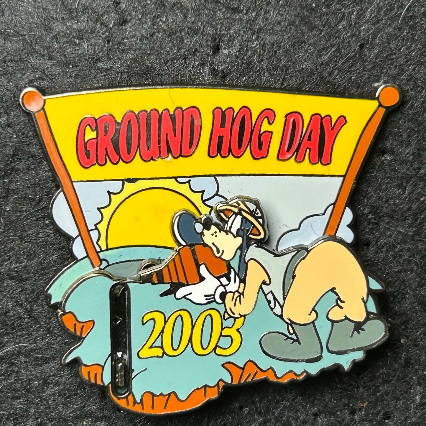 2003 - Goofy - Groundhogs Day - LE 2,500 - Disney Pin on Pin