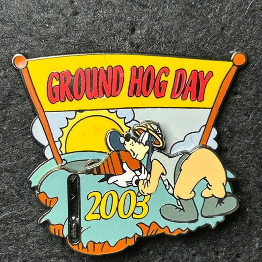 2003 - Goofy - Groundhogs Day - LE 2,500 - Disney Pin on Pin
